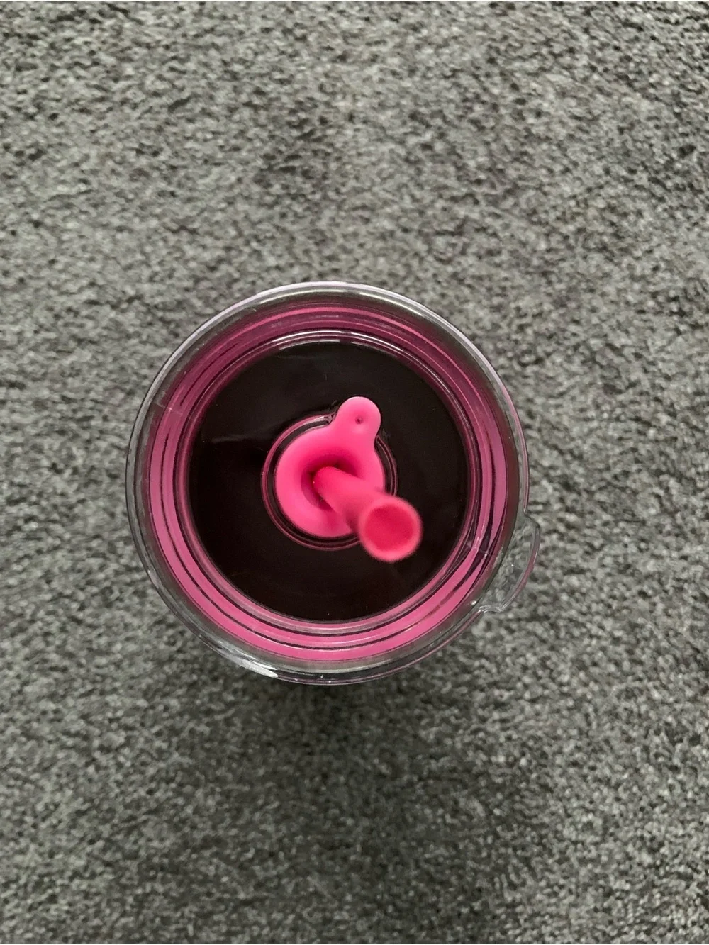 Barbie Pink Patterned Tumbler with Matching Pink Straw